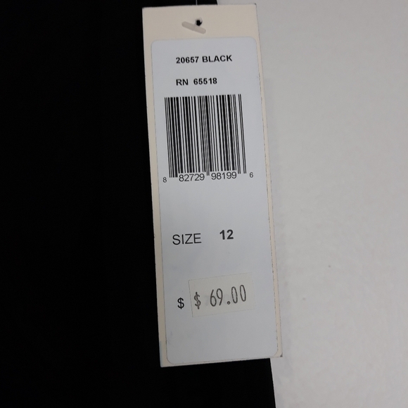 Patra pull on black skirt size 12 - Picture 6 of 8